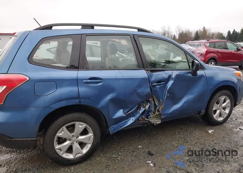 2015 Subaru Forester 2.5I z USA, uszkodzony, nr VIN JF2SJABC7FH504964